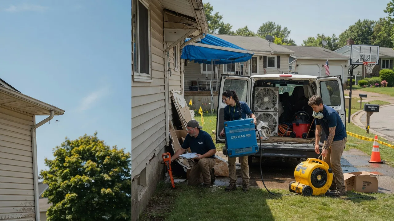 Ceiling Leak Cleanup in Fort Loramie, OH near me