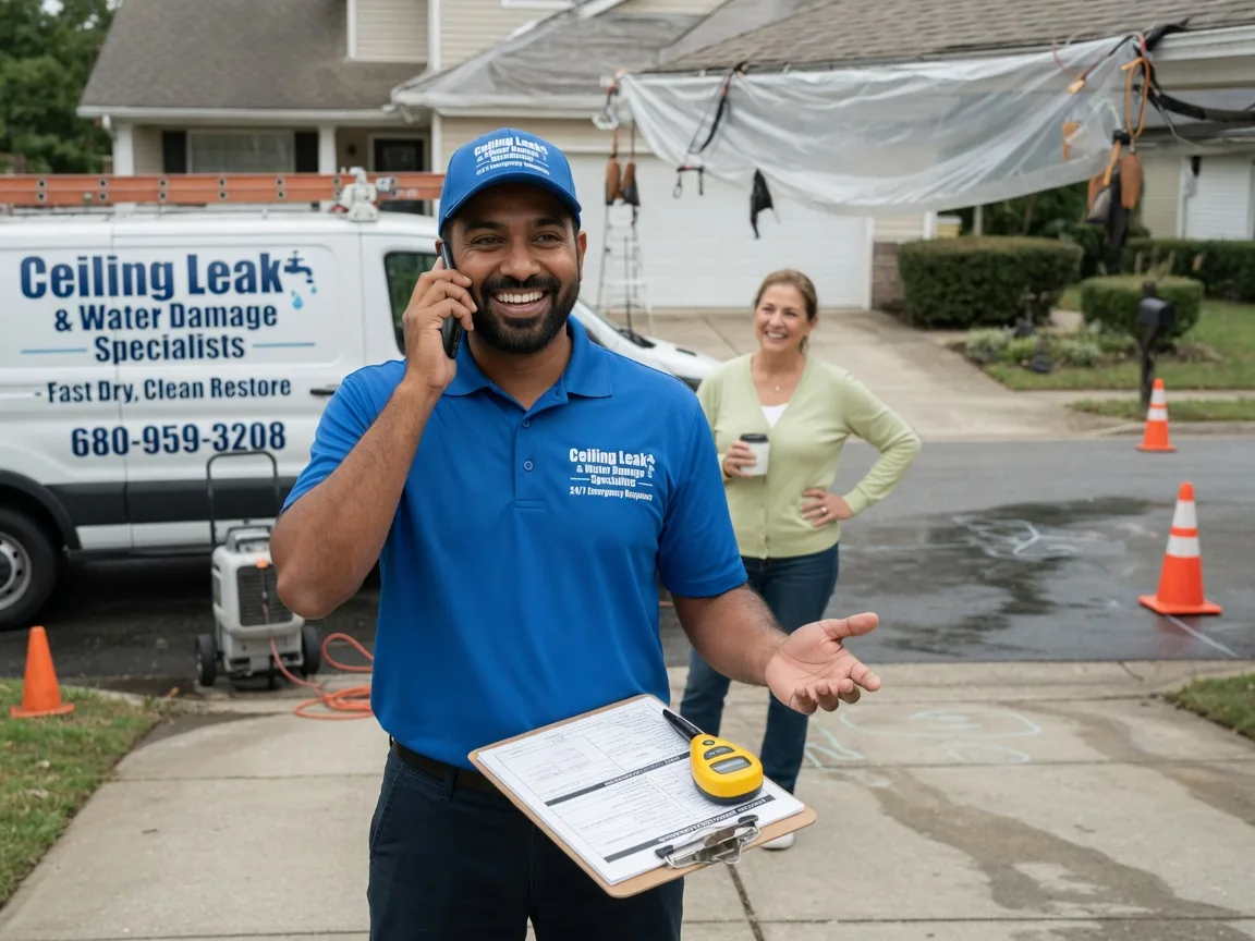 Ceiling Leak Cleanup Fort Loramie, OH FAQs